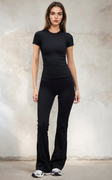 High Waisted Flare Leggings for Women – Stretchy Yoga & Workout Pants