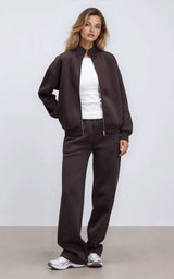 Relaxed Fit Straight Leg Soft Joggers