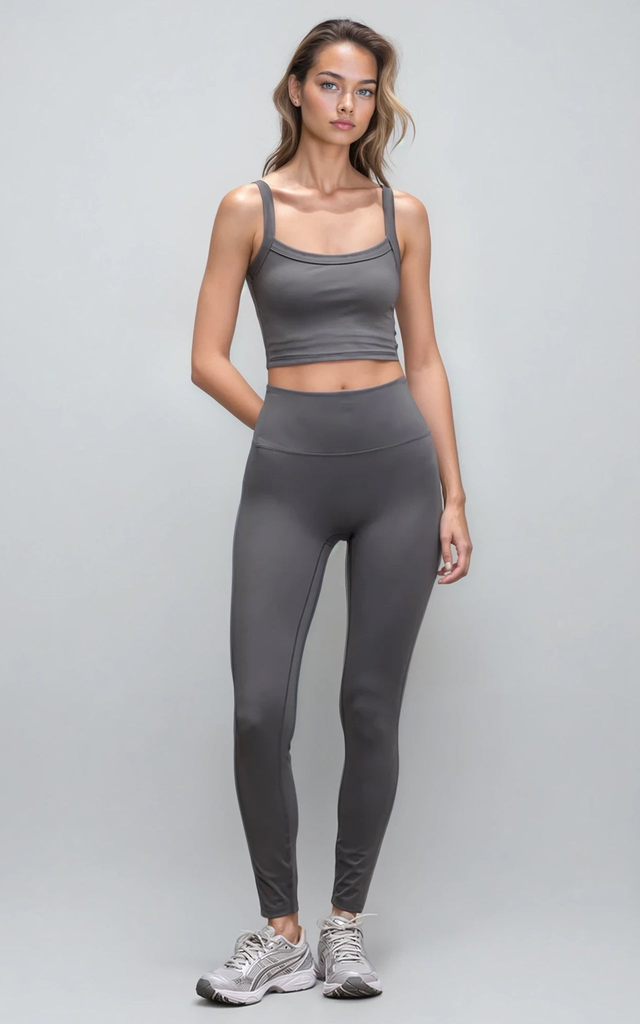 Women’s Black High-Waist Performance Leggings – Sculpted Fit Black