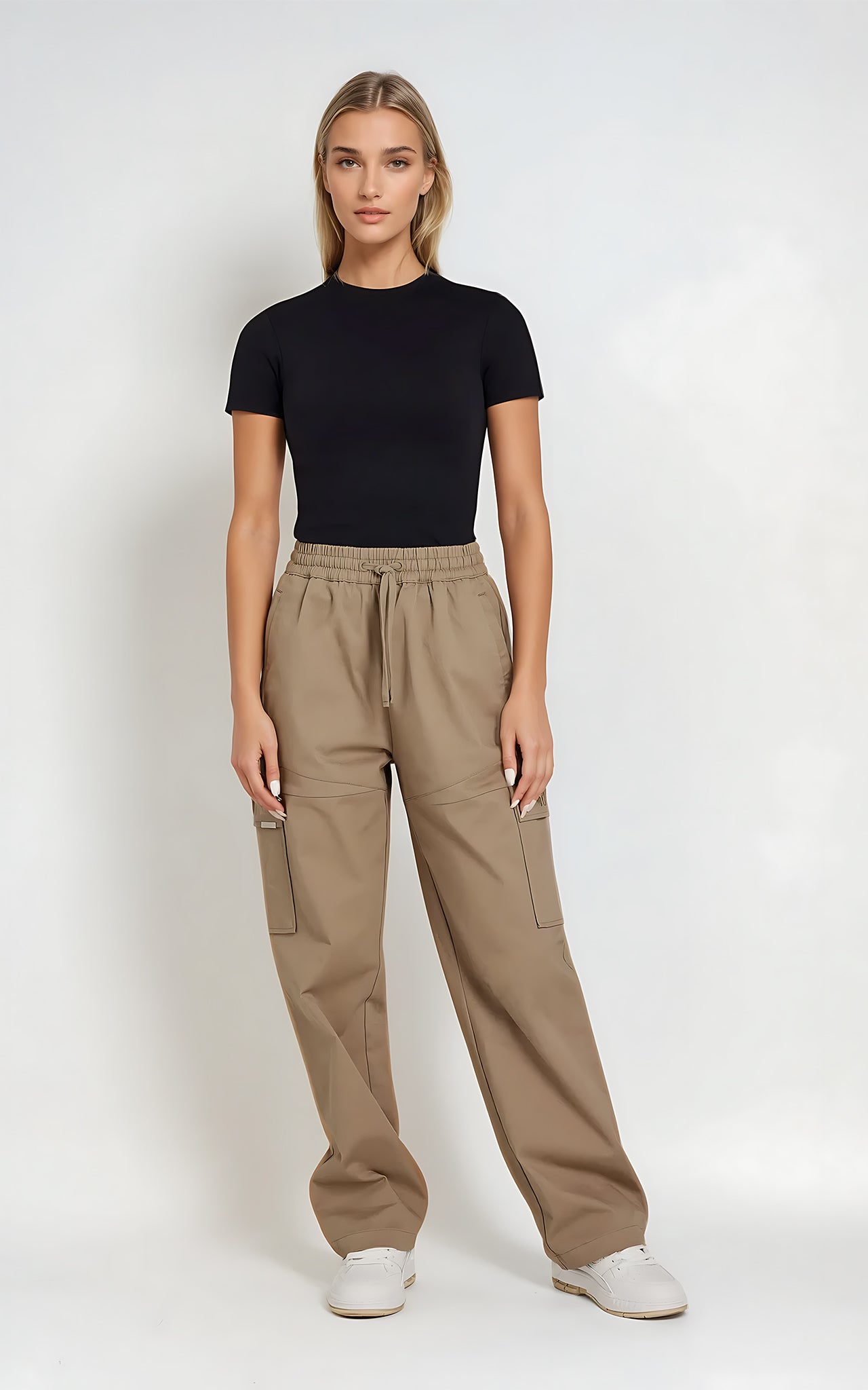 Essential T-Shirt for Women – Soft Cotton Crew Neck Everyday Basic White