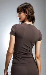 Women’s Performance T-Shirt – Lightweight Activewear for Everyday Movement Stone
