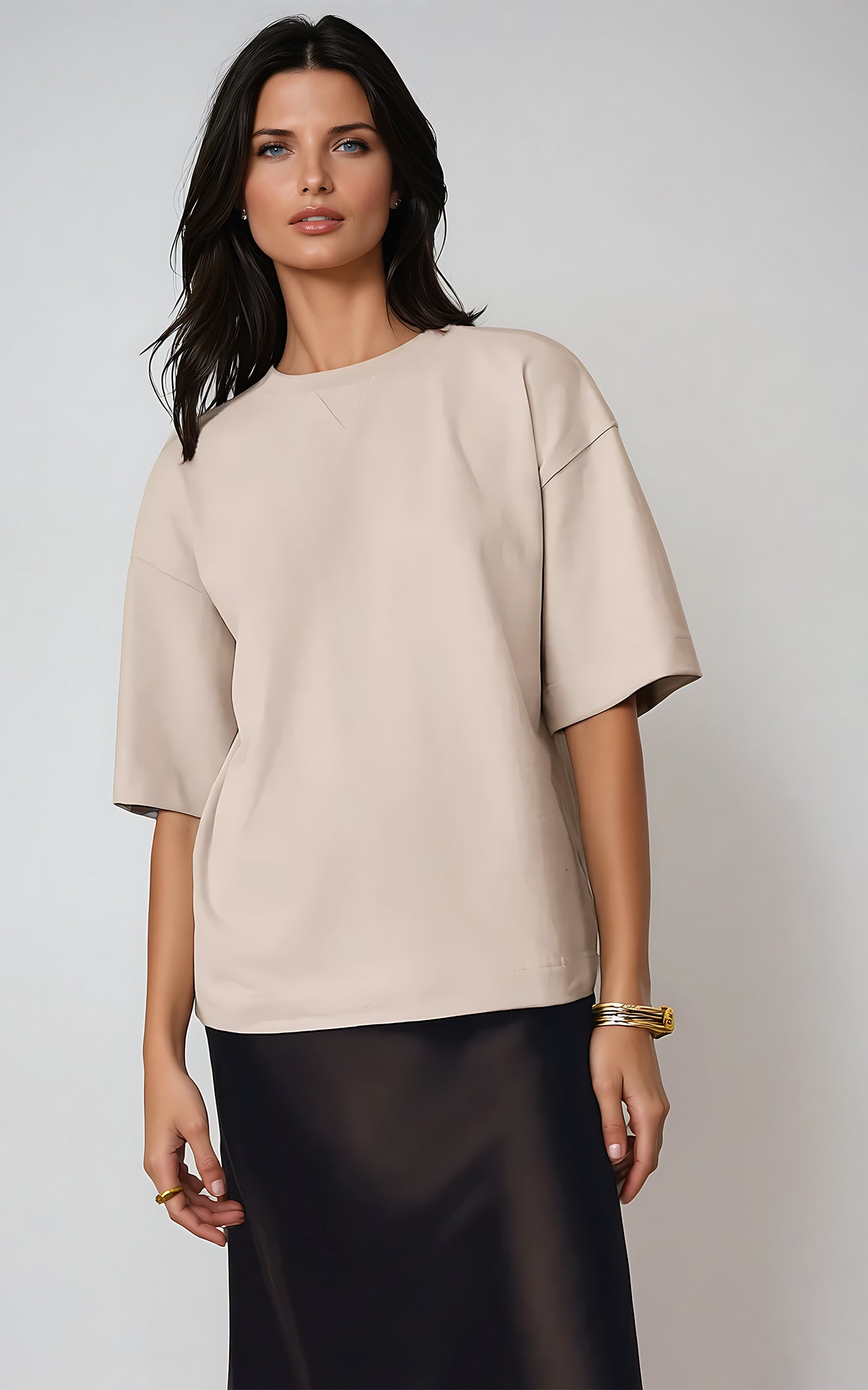 Boxy Fit T-Shirt for Women – Oversized Everyday Basic with Modern Cut Pink