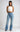 Mid Blue Bootcut Jeans – High Rise Stretch Denim for Women