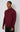 Men’s Egyptian Cotton Quarter Zip Knit Jumper - Burgundy