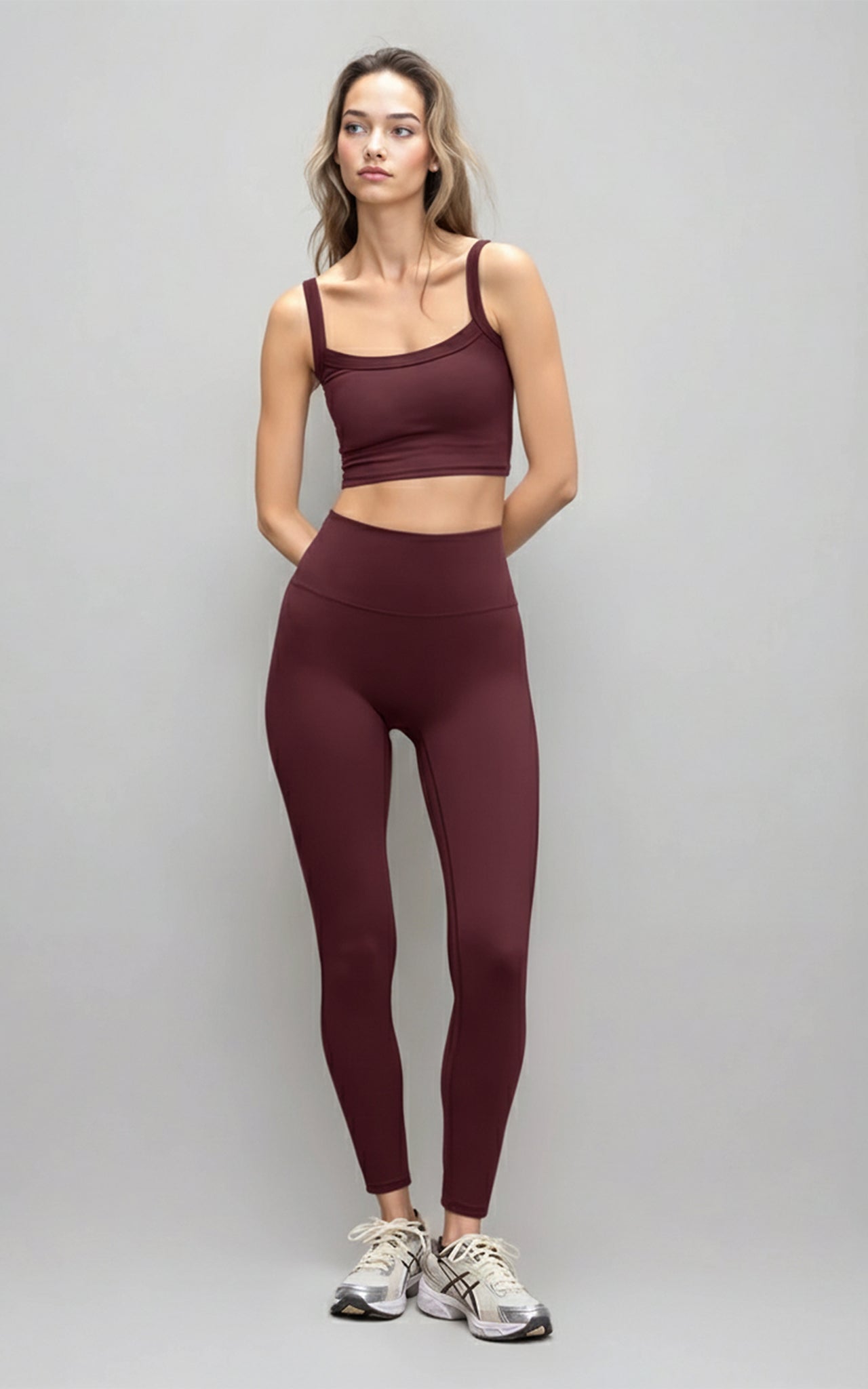High Waisted Seamless Gym Leggings for Women – Sculpting Activewear Fit