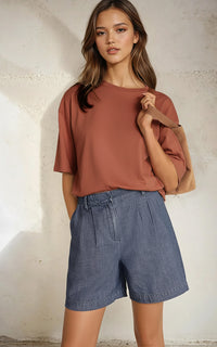 Women’s Boxy Fit T-Shirt – Oversized Everyday Basic Tee