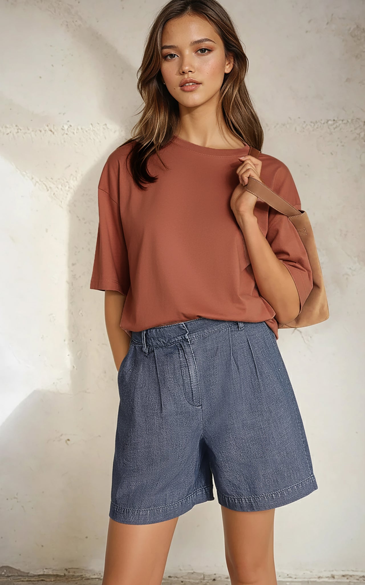 Women’s Boxy Fit T-Shirt – Oversized Everyday Basic Tee