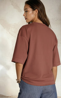 Women’s Boxy Fit T-Shirt – Oversized Everyday Basic Tee