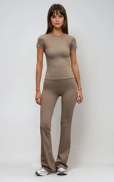 Women’s Performance T-Shirt – Lightweight Activewear for Everyday Movement Stone