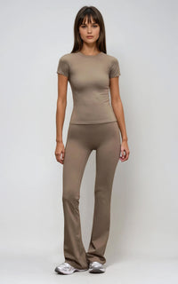 Women’s Performance T-Shirt – Lightweight Activewear for Everyday Movement Stone