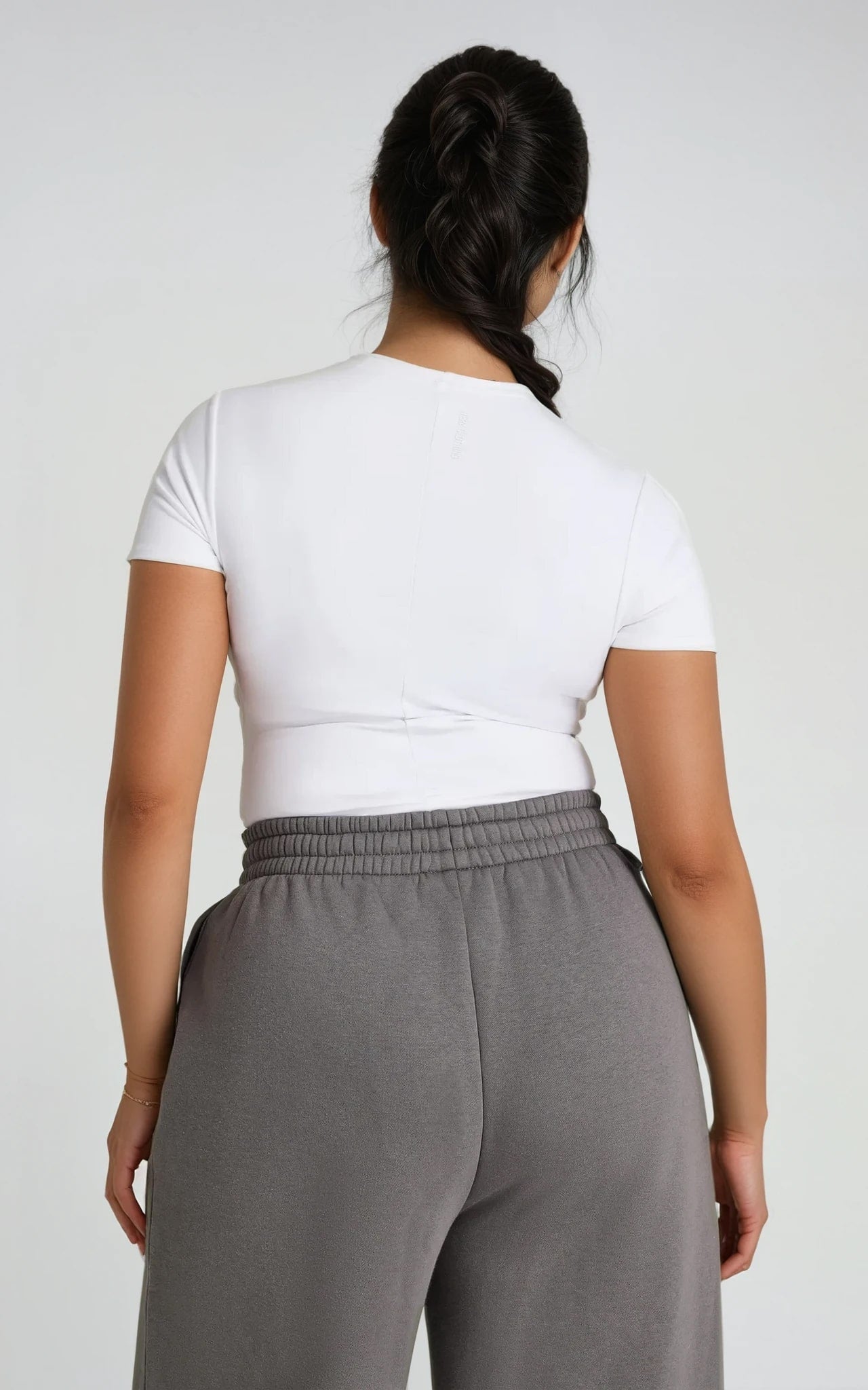 Essential T-Shirt for Women – Soft Cotton Crew Neck Everyday Basic White