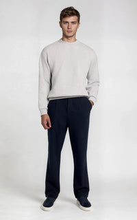 Men’s Lightweight Half‑Zip Knit Sweater - Black