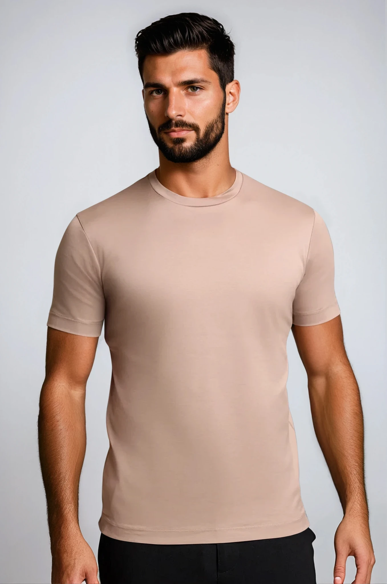 Men’s Slim Fit Heavyweight T-Shirt - Mocha
