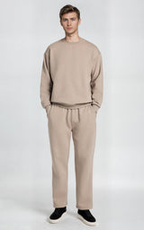 Men’s Lightweight Half‑Zip Knit Sweater - Black