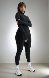 Full Length Zip Running Top