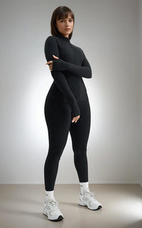 Full Length Zip Running Top