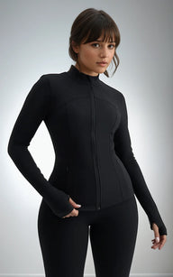 Full Length Zip Running Top