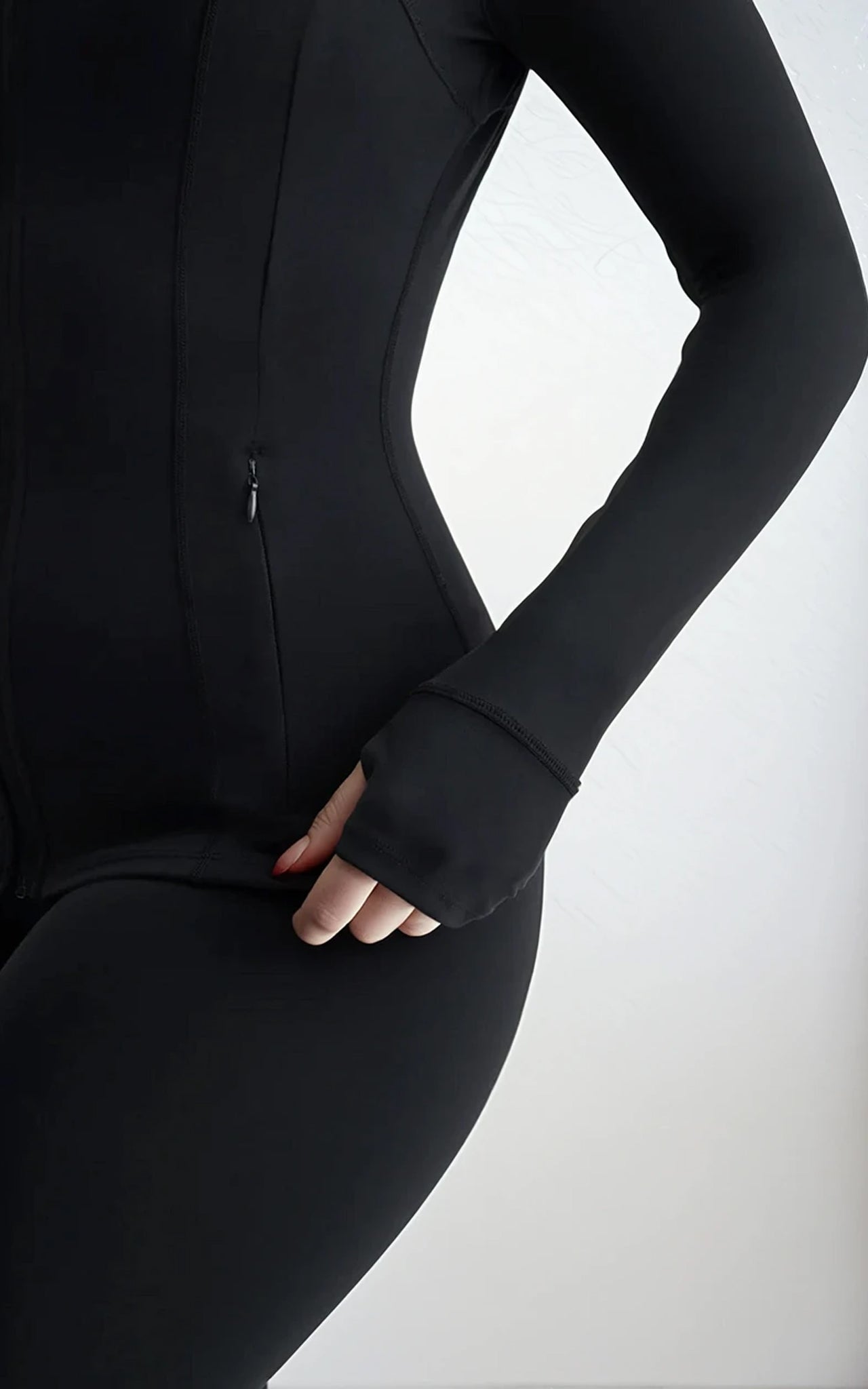 Full Length Zip Running Top