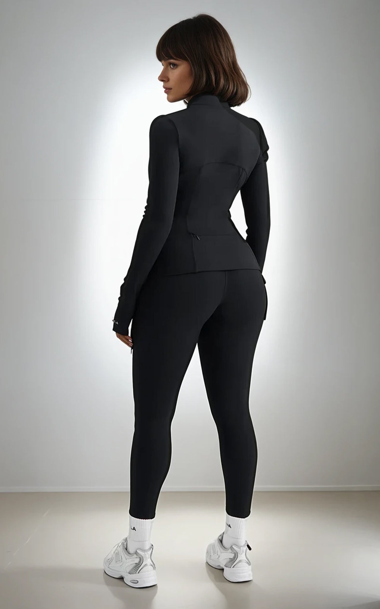Full Length Zip Running Top