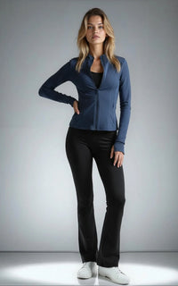 Full Length Zip Running Top