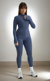 Full Length Zip Running Top