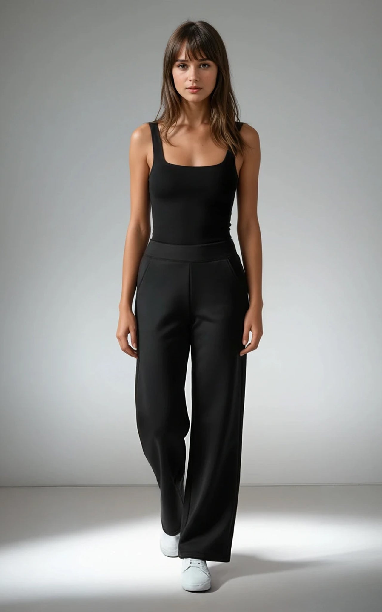 Spacer Wide Leg Joggers