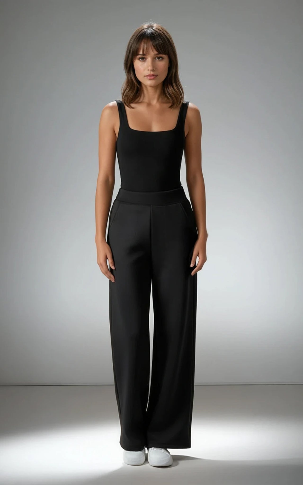 Spacer Wide Leg Joggers