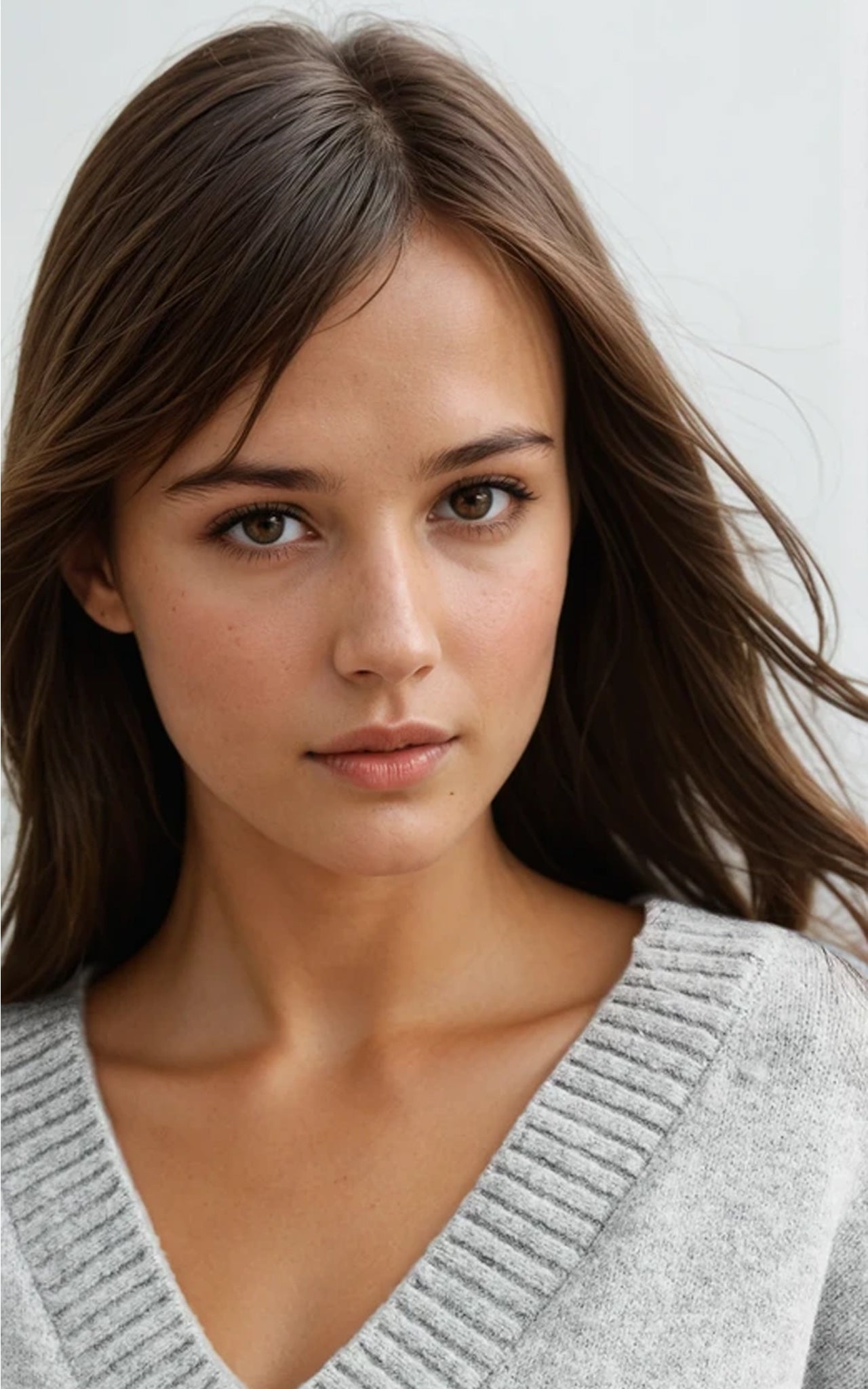 V-Neck Knit Jumper – Relaxed Fit