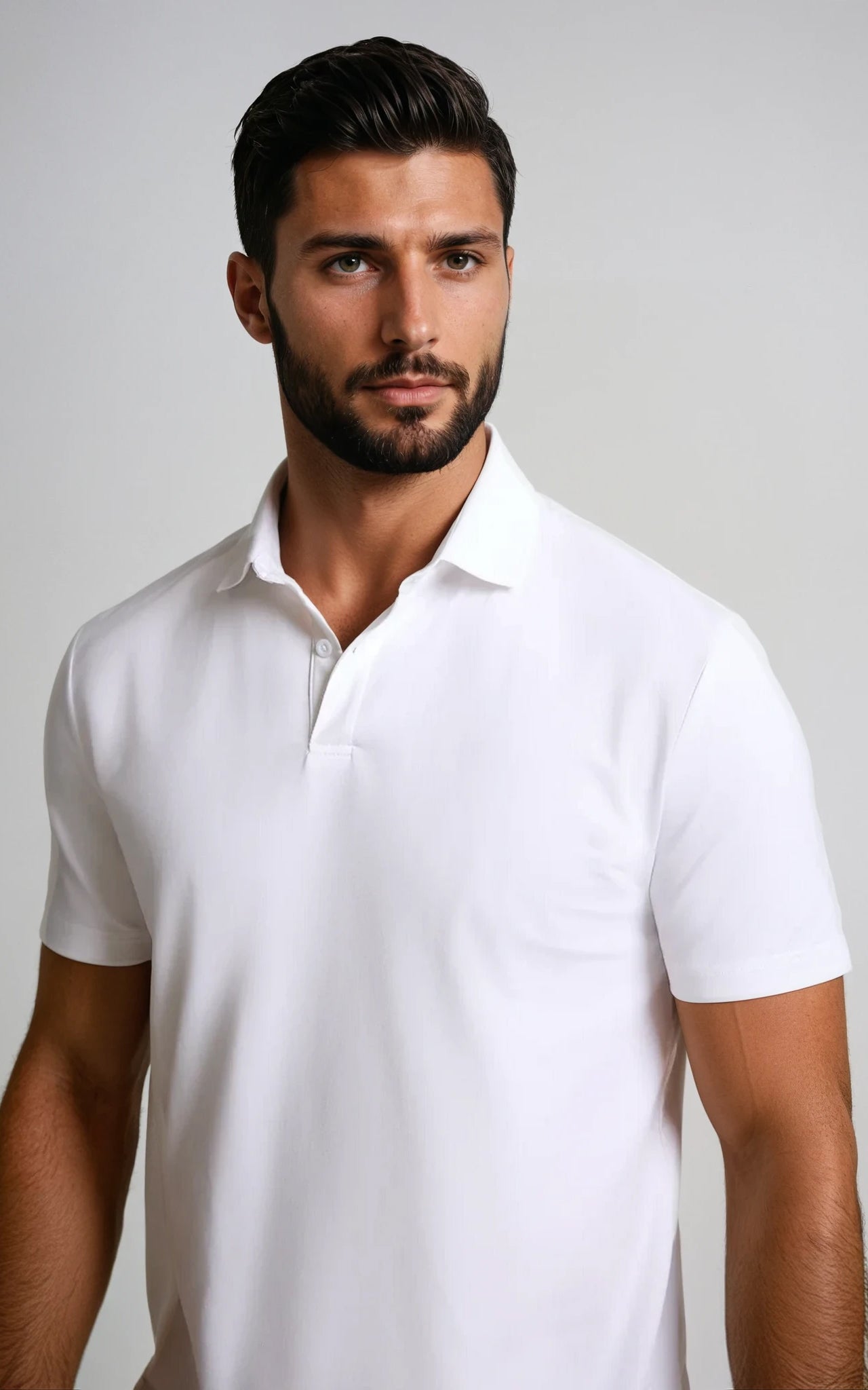 Men’s Regular Fit Cotton Polo Shirt - Black