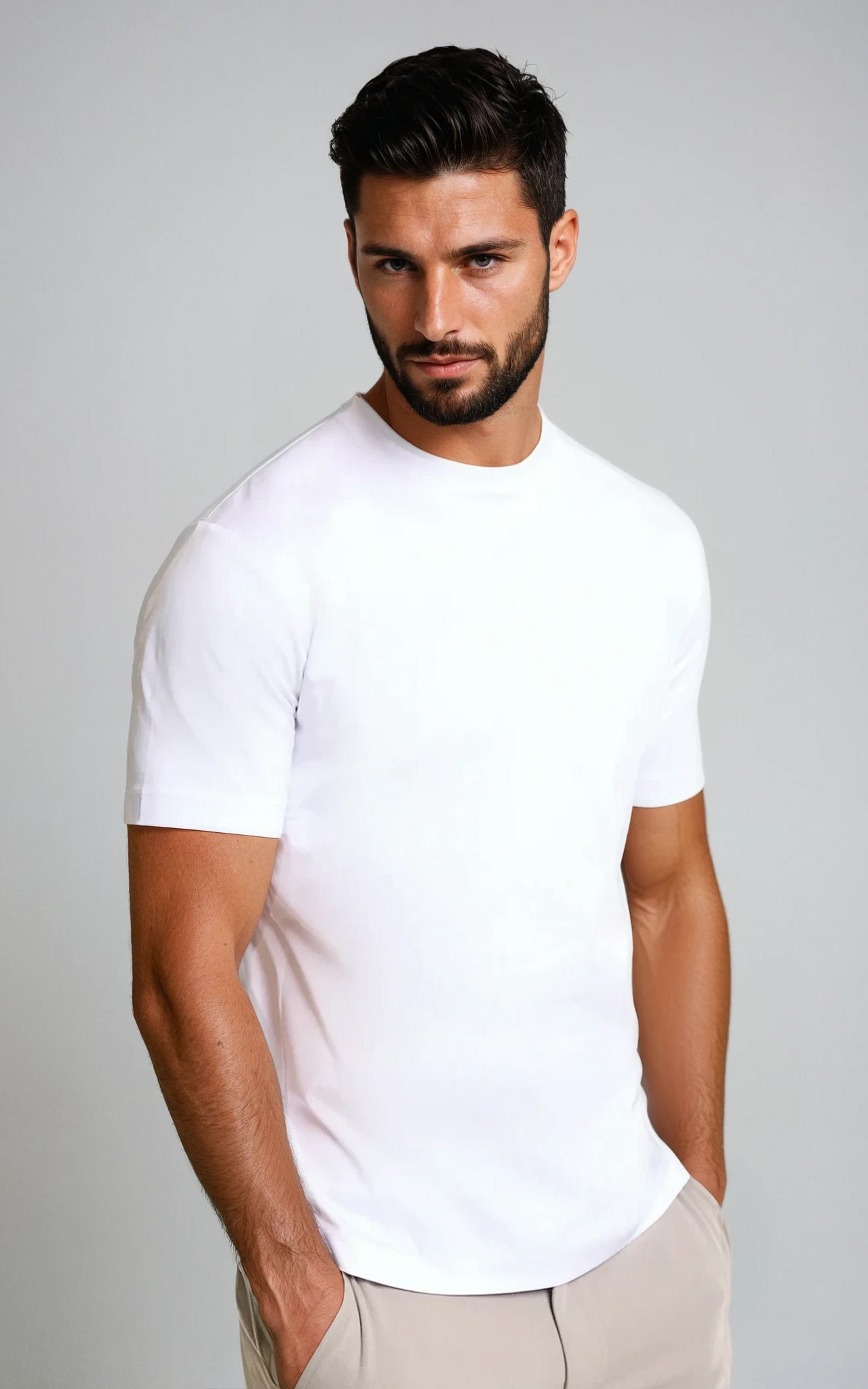 Men’s Slim Fit Heavyweight T-Shirt - White